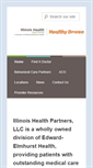 Mobile Screenshot of illinoishealthpartners.com
