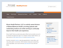 Tablet Screenshot of illinoishealthpartners.com